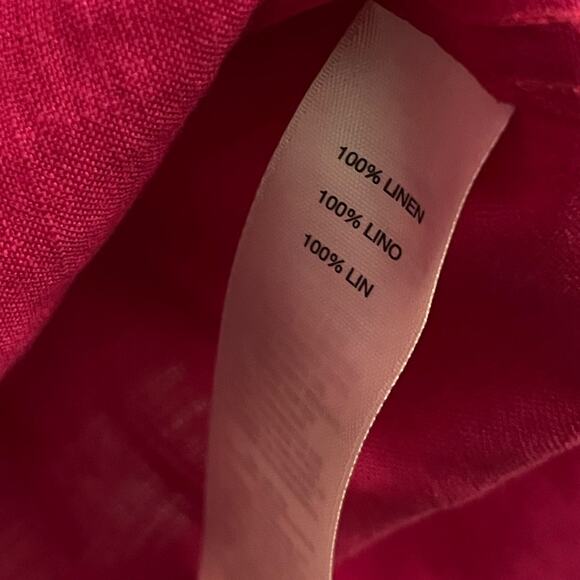 Chico’s Linen Button Down Shirt - Picture 3 of 3